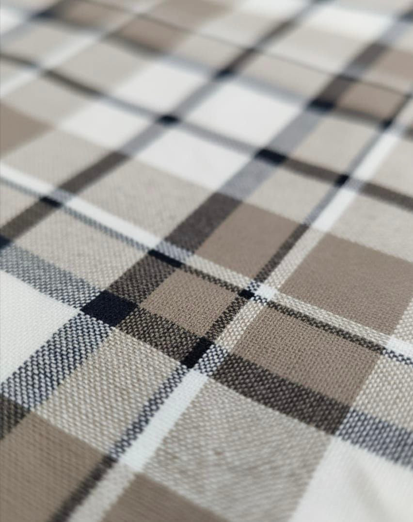 Light Brown Plaid Shirt