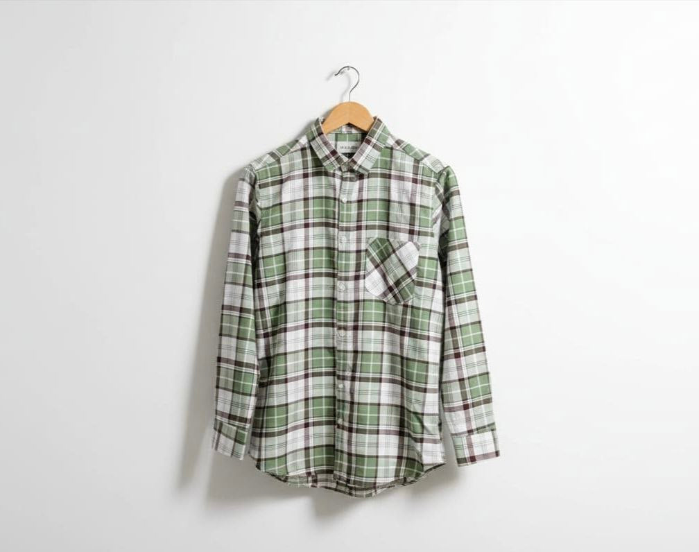 Green Plaid Shirt