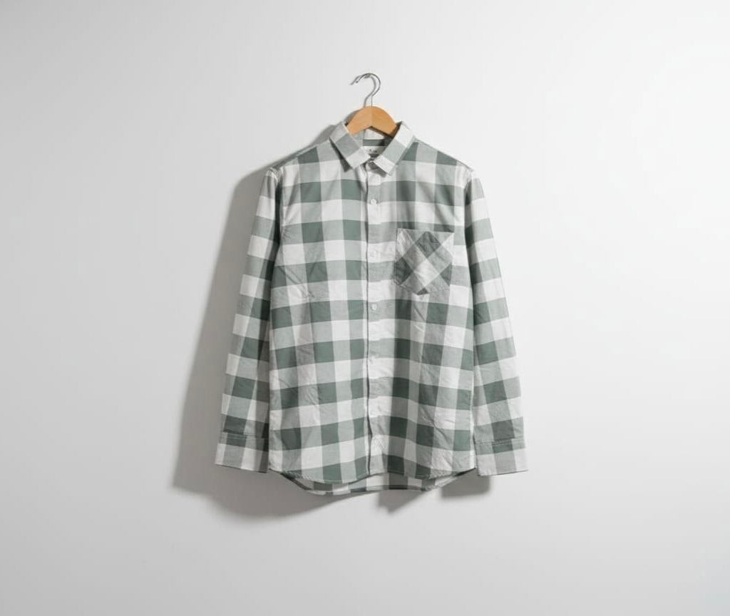 Green Plaid Shirt